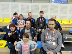 Drużyna na medal  brązowy medal na Mistrzostwach Polski Osób Niepełnosprawnych w tenisie stołowym w Pleszewie.