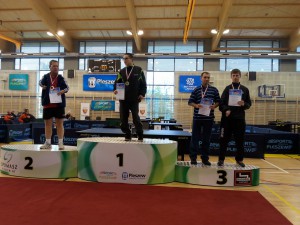 Gołębski Kamil brązowy medal  brązowy medal na Mistrzostwach Polski Osób Niepełnosprawnych w tenisie stołowym w Pleszewie.
