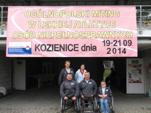 Nasi lekkoatleci na Mityngu w Kozienicach 19-21.09.2014r.