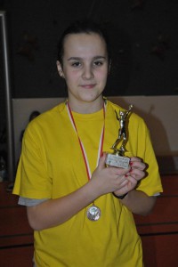 Nagroda z Integracyjnego meczu piłki siatkowej w Olecku