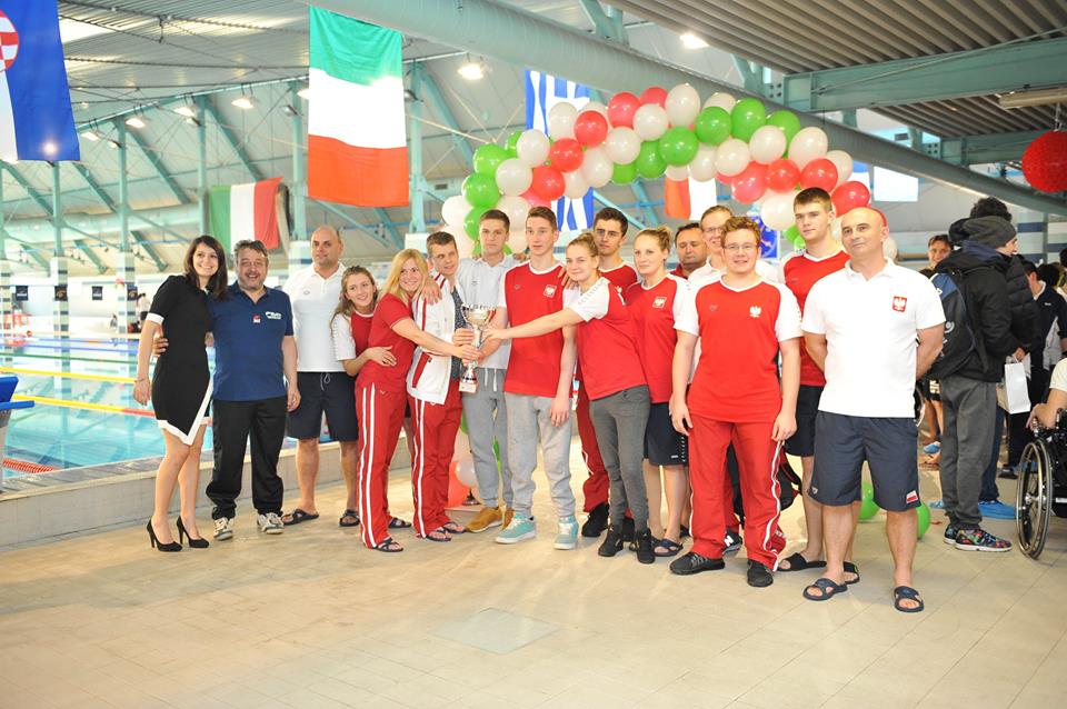 Nasi pływacy z Kadry Narodowej na zawodach w Brescii (Włochy)