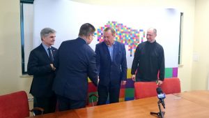 Uroczyste podpisanie umów w Urzędzie Marszałkowskim Województwa Podlaskiego