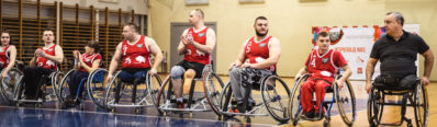 Turniej I Ligi koszykówki na wózkach, Białystok 17.02.2018r.